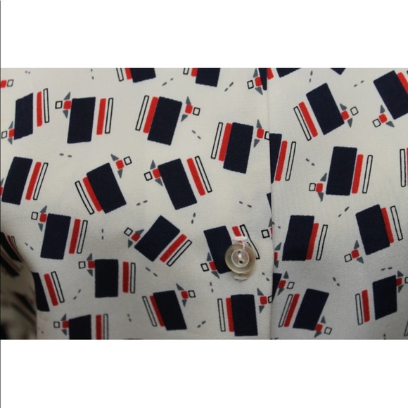 Vintage Hunt Club Women's Long Sleeve Graphic Print Made In Canada Size 14 - Picture 5 of 12